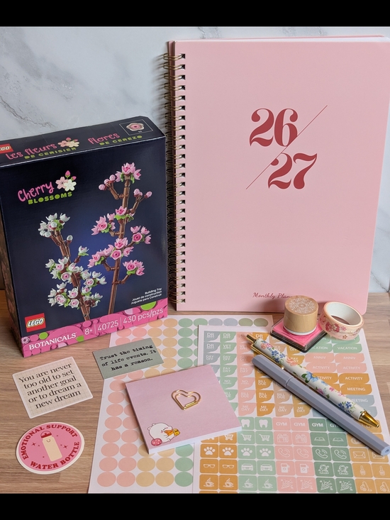 Lego Other - Lego Cherry Blossoms & '26-'27 Planner Set